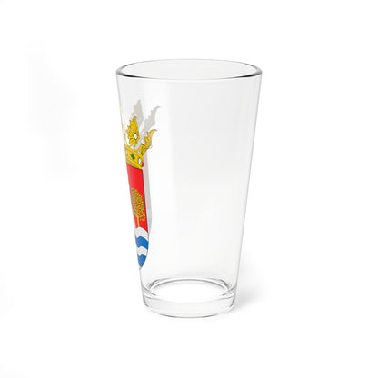 Escudo de Monesma y Cajigar (Spain) (Coat of Arms) Pint Glass 16oz