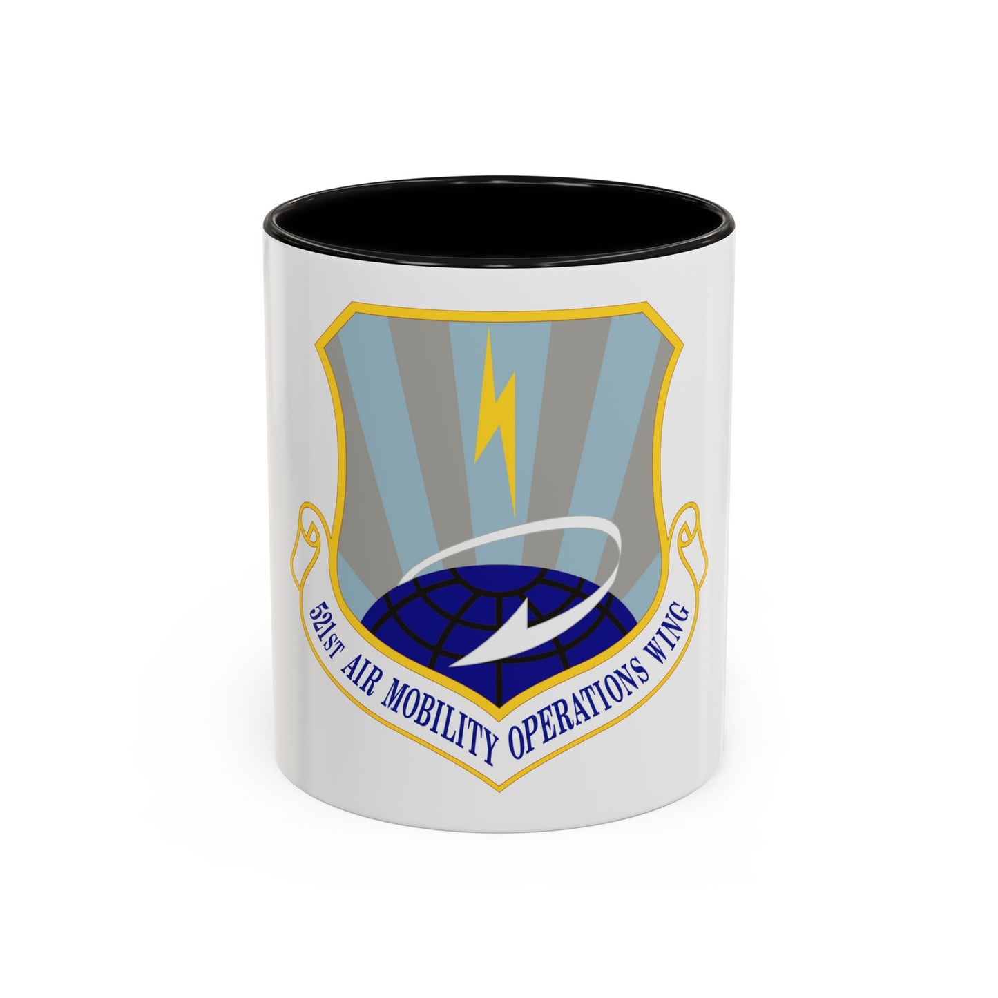 521st Air Mobility Operations Wing (U.S. Air Force) Accent Coffee Mug
