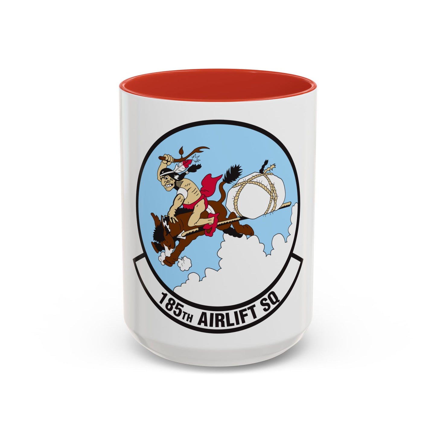 185 Airlift Squadron (U.S. Air Force) Accent Coffee Mug