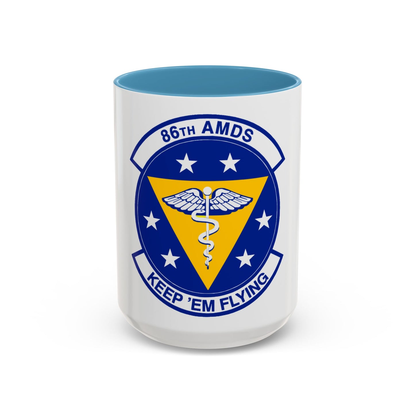 86 Aerospace Medicine Squadron USAFE (U.S. Air Force) Accent Coffee Mug