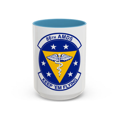 86 Aerospace Medicine Squadron USAFE (U.S. Air Force) Accent Coffee Mug