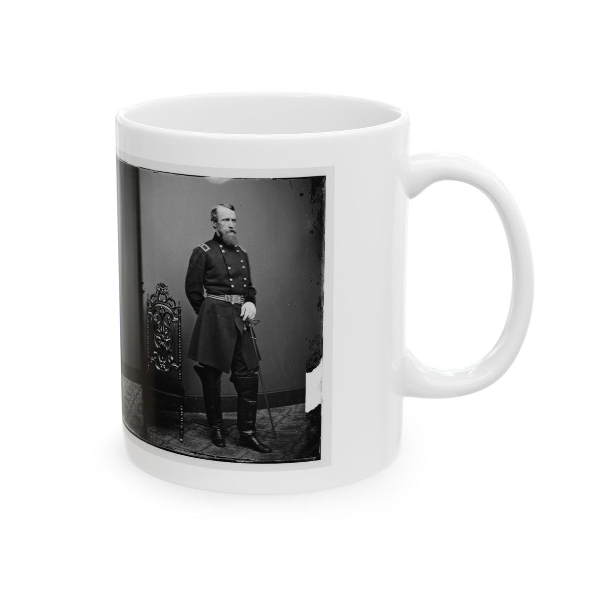 Brig. Gen. David B. Birney (U.S. Civil War) White Coffee Mug