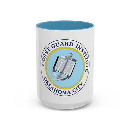 USCG Institute Oklahoma City 2 (U.S. Coast Guard) Accent Coffee Mug