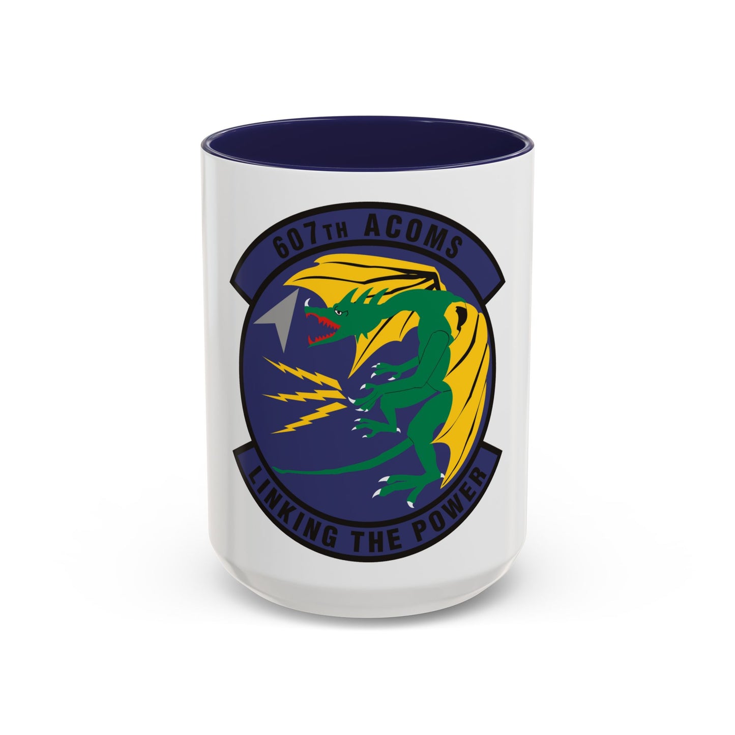 607th Air Communications Squadron (U.S. Air Force) Accent Coffee Mug