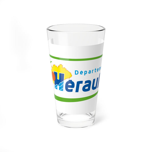 Flag of the Department of Herault (France) Pint Glass 16oz