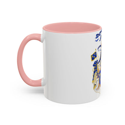 Grand Royal Coat of Arms of France & Navarre - Accent Coffee Mug