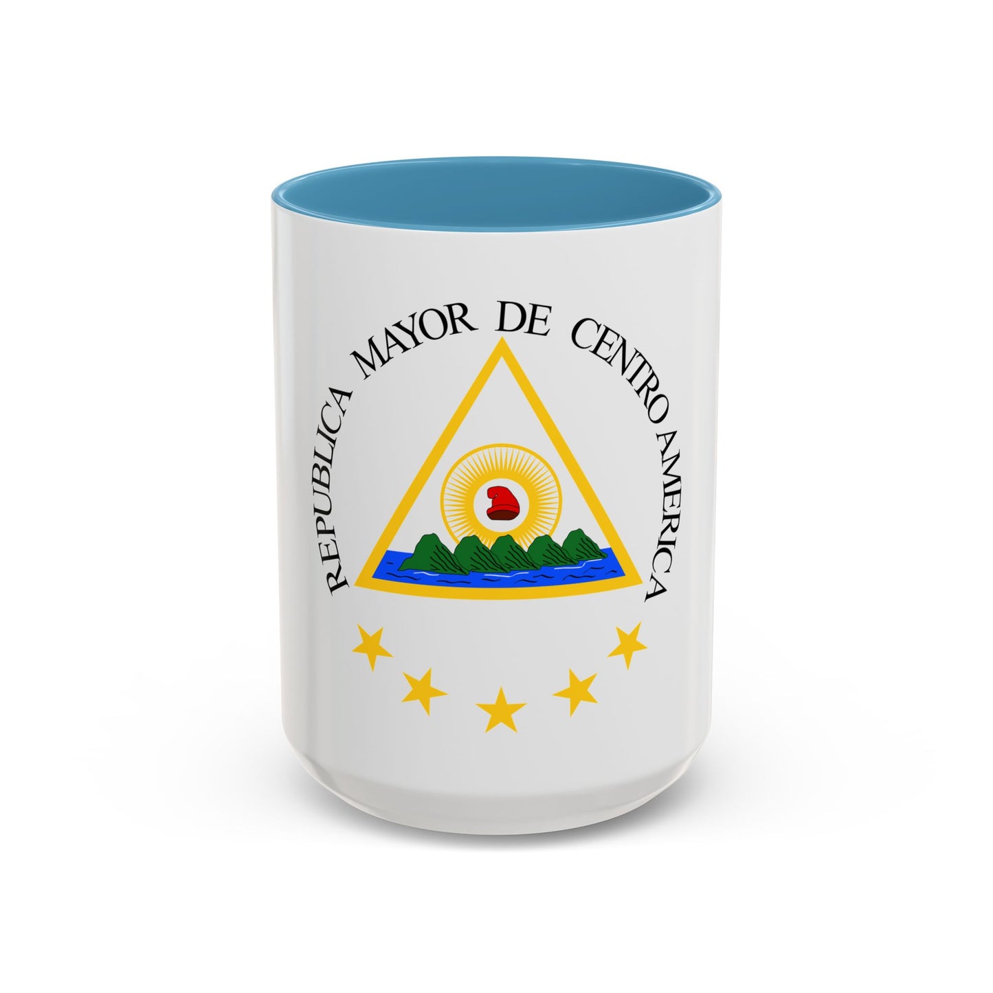 Coat of arms of the Greater Republic of Central America (1898) - Accent Coffee Mug