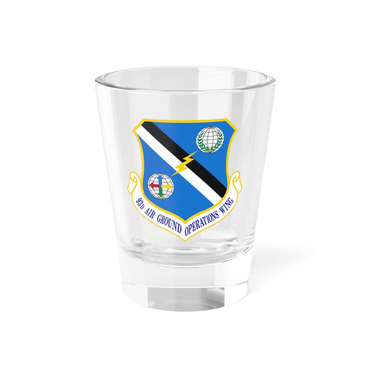 93d Air Ground Operations Wing Emblem (U.S. Air Force) Shot Glass 1.5oz