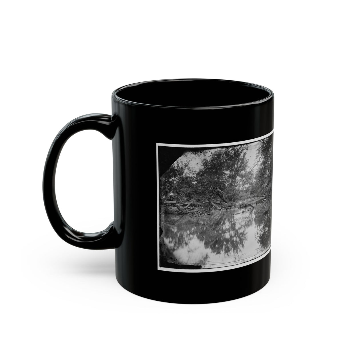 Bull Run, Va. View Of Bull Run (U.S. Civil War) Black Coffee Mug