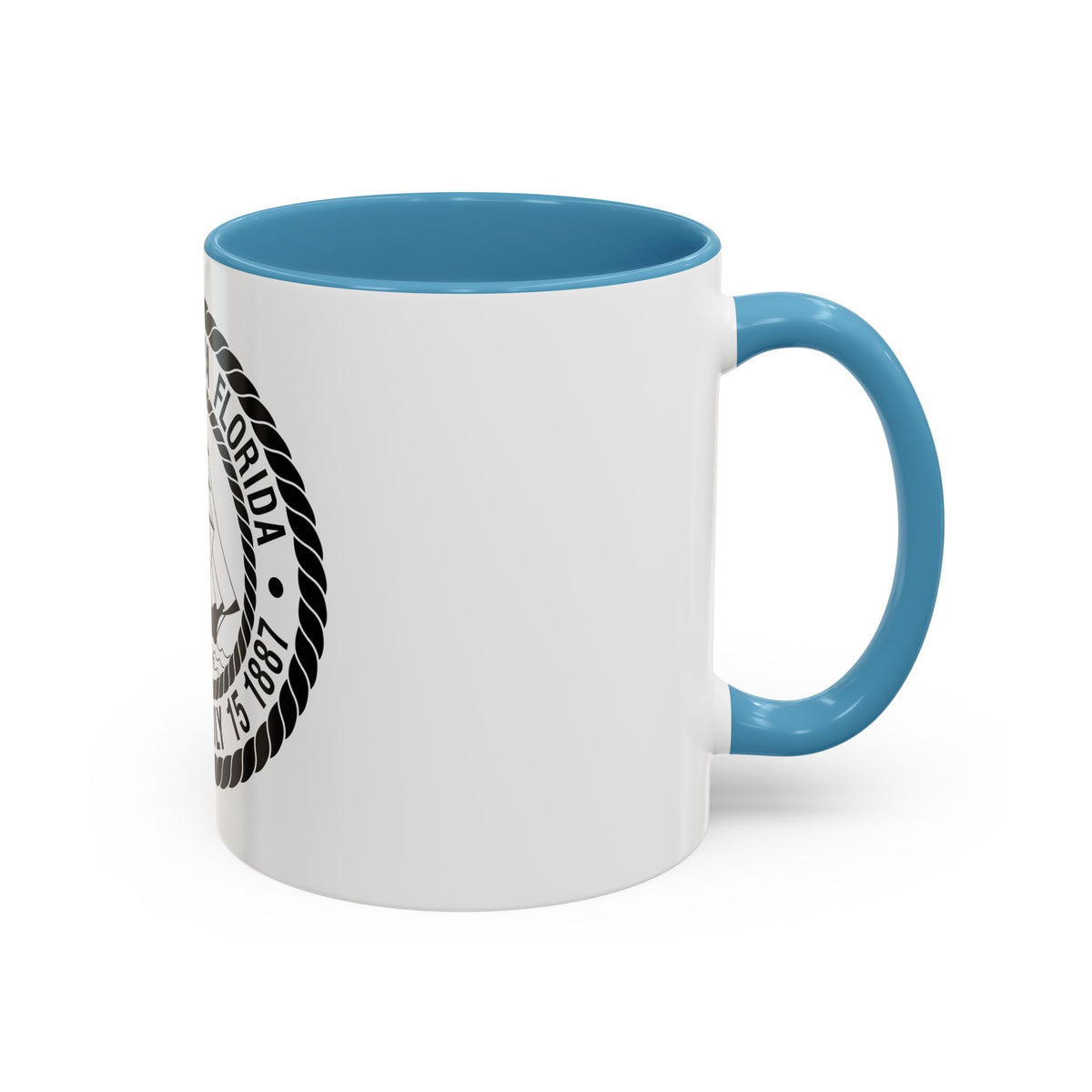 Seal of Tampa Florida - Accent Coffee Mug
