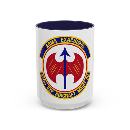 376th Expeditionary Aircraft Maintenance Squadron (U.S. Air Force) Accent Coffee Mug