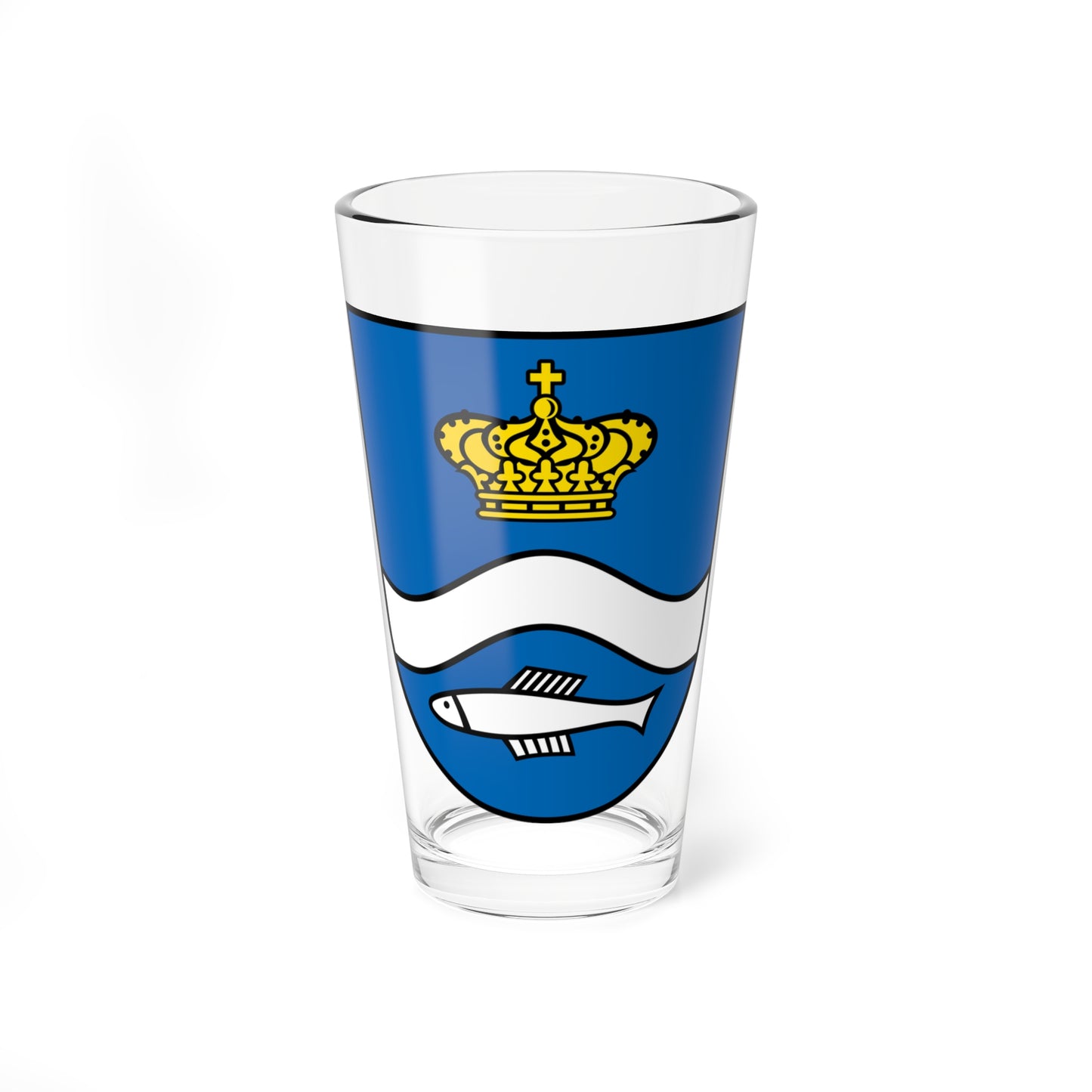 DEU Berg Starnberger See COA (Germany) (Coat of Arms) Pint Glass 16oz