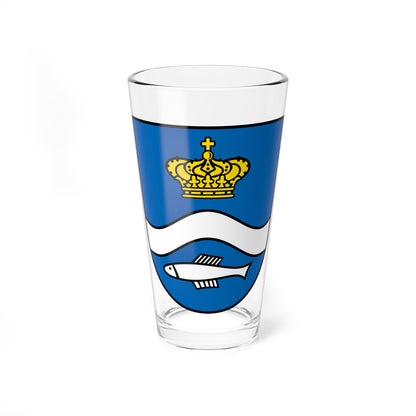 DEU Berg Starnberger See COA (Germany) (Coat of Arms) Pint Glass 16oz