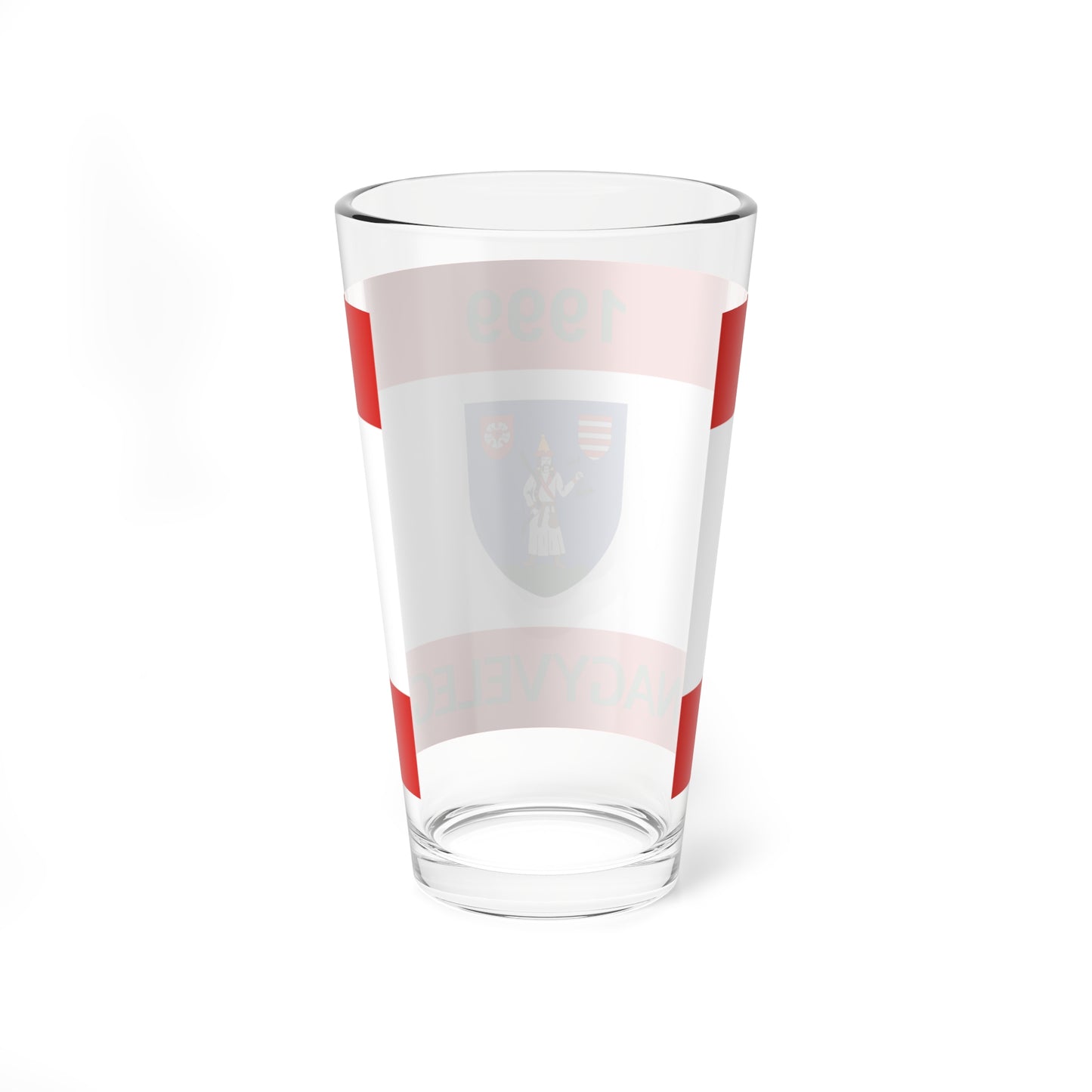 Flag of Nagyveleg (Hungary) Pint Glass 16oz