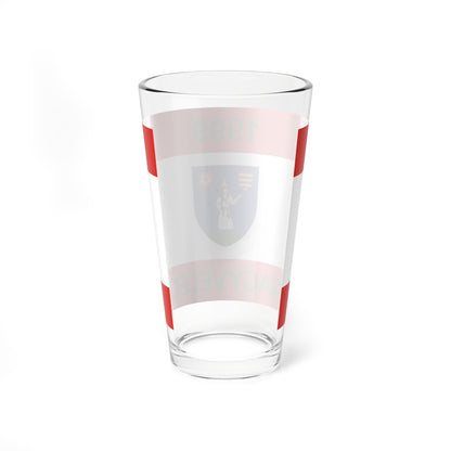 Flag of Nagyveleg (Hungary) Pint Glass 16oz