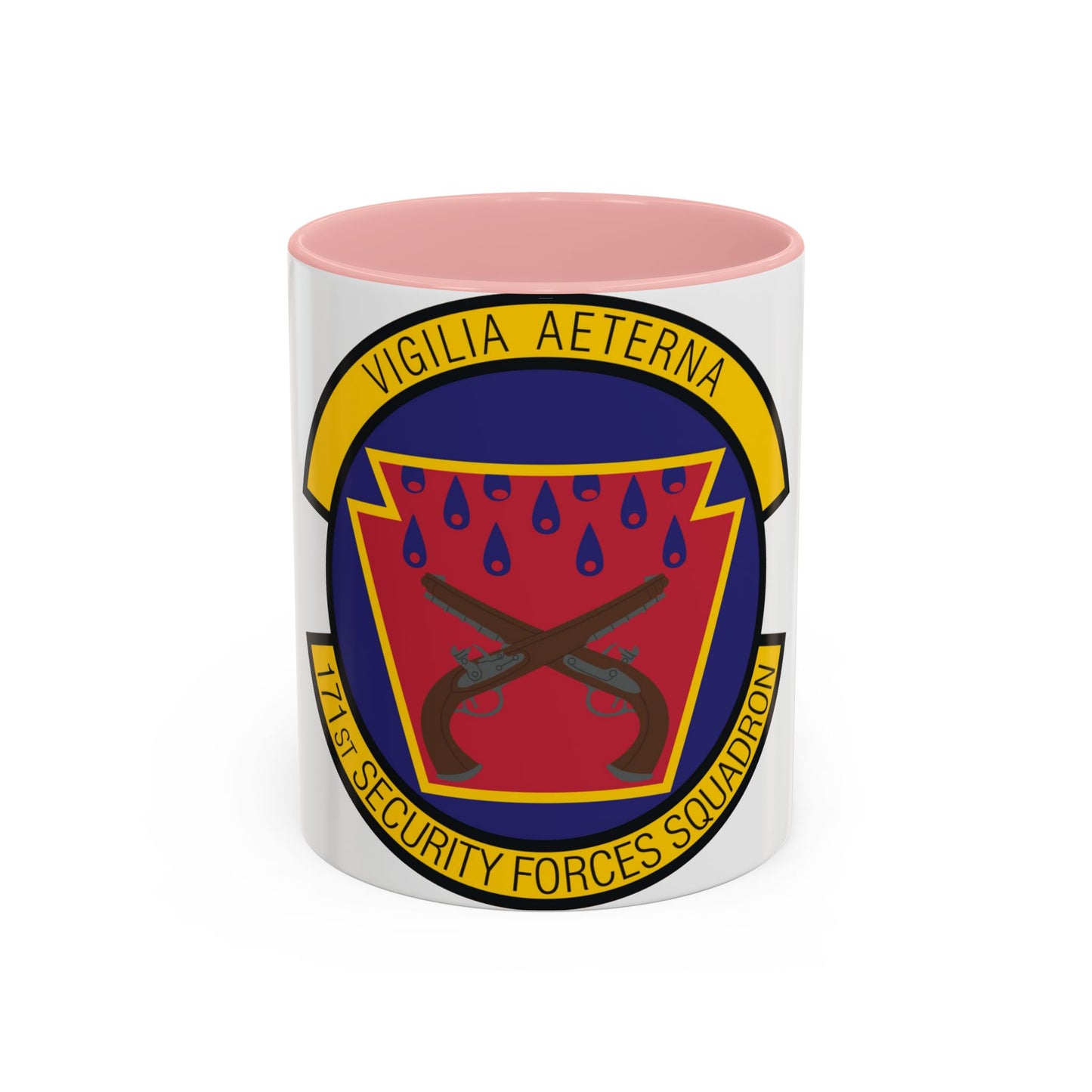 171st Security Forces Squadron (U.S. Air Force) Accent Coffee Mug