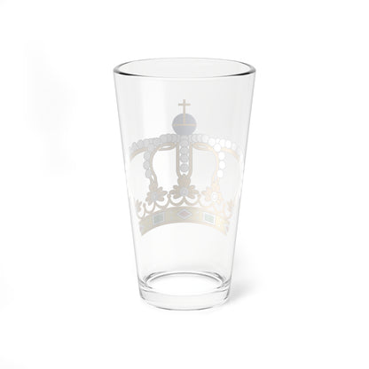 Coroa Real Fechada - cinco arcos - Portugal (Portugal) (Coat of Arms) Pint Glass 16oz