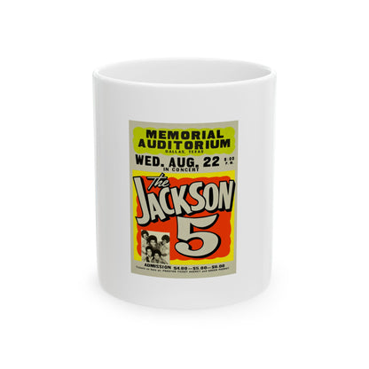 The Jackson 5 Poster (Music Poster) White Coffee Mug