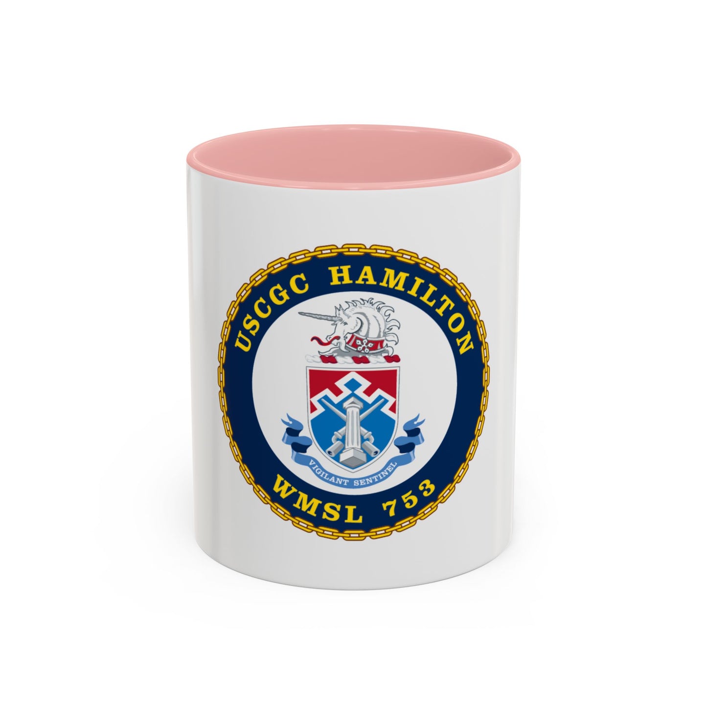 USCGC Hamilton WMSL 753 (U.S. Coast Guard) Accent Coffee Mug