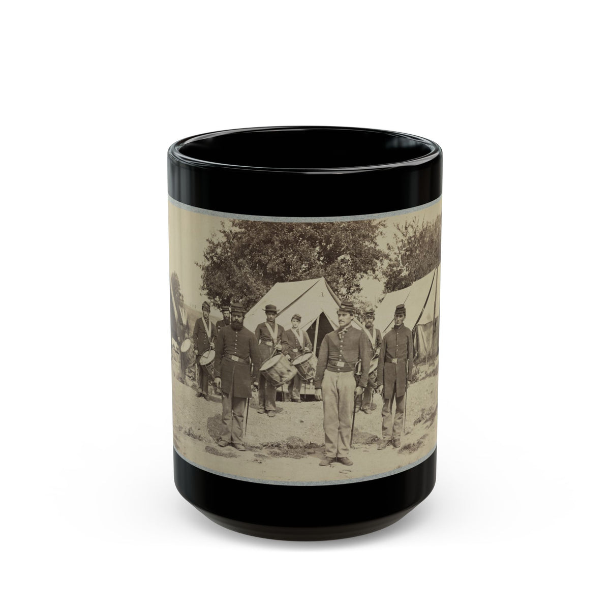Drum Corps From Unidentified Regiment (U.S. Civil War) Black Coffee Mug