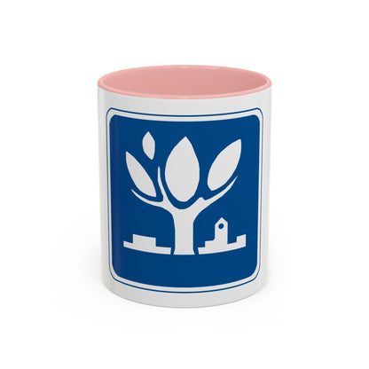 Seal of Naperville Illinois - Accent Coffee Mug