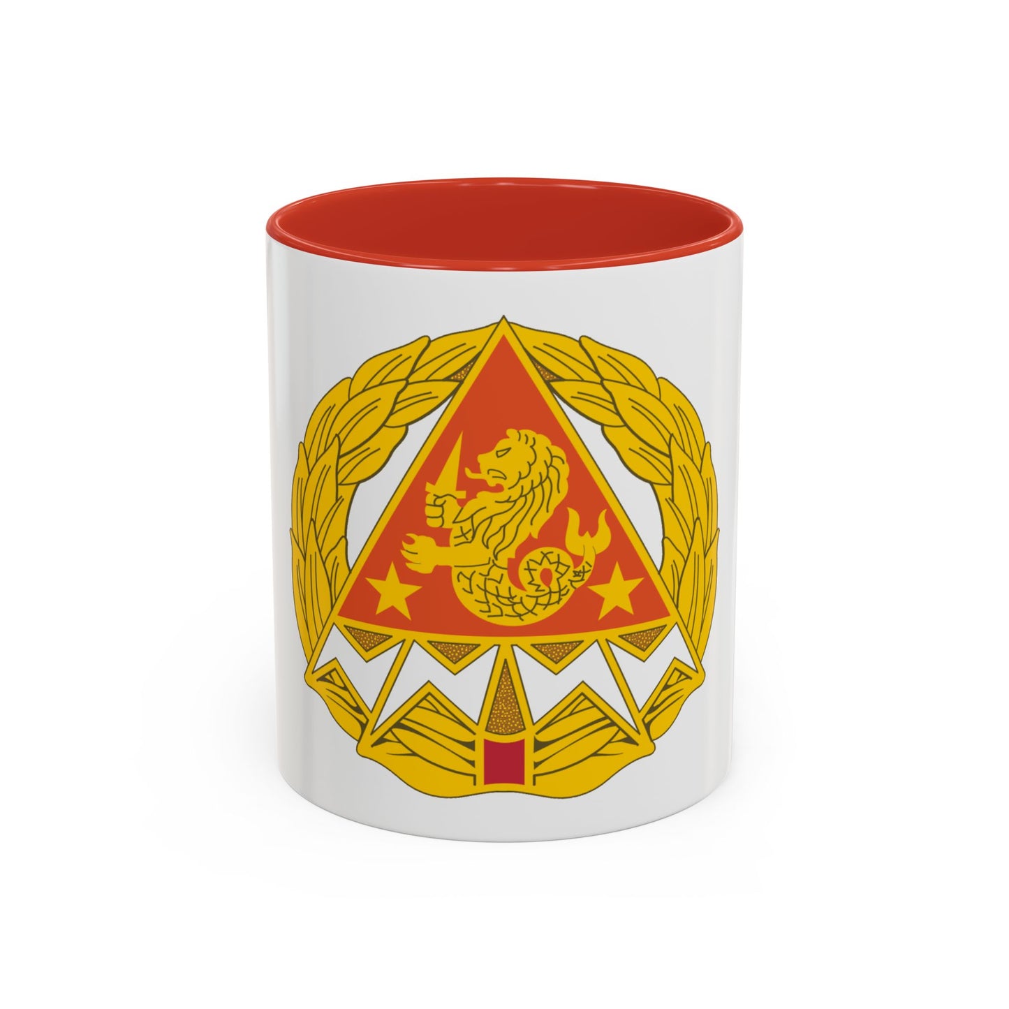 4 Signal Group (U.S. Army) Accent Coffee Mug