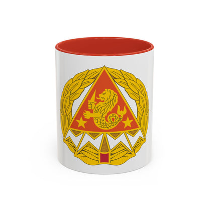 4 Signal Group (U.S. Army) Accent Coffee Mug