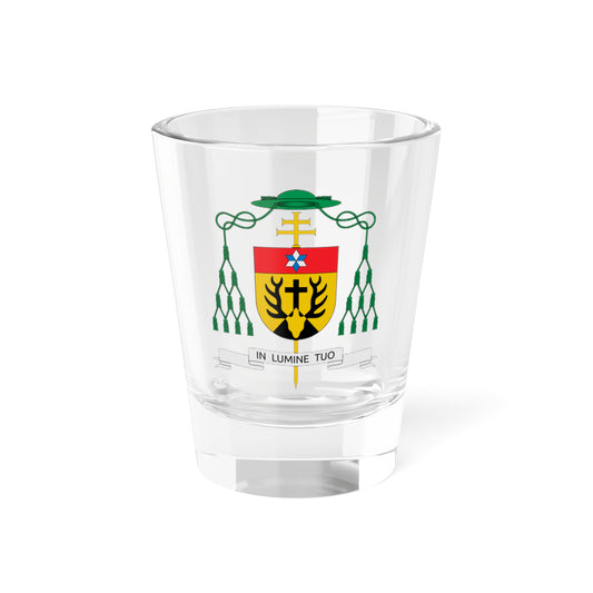 Coat of arms of Hubertus van Megen (Netherlands) (Coat of Arms) Shot Glass 1.5oz