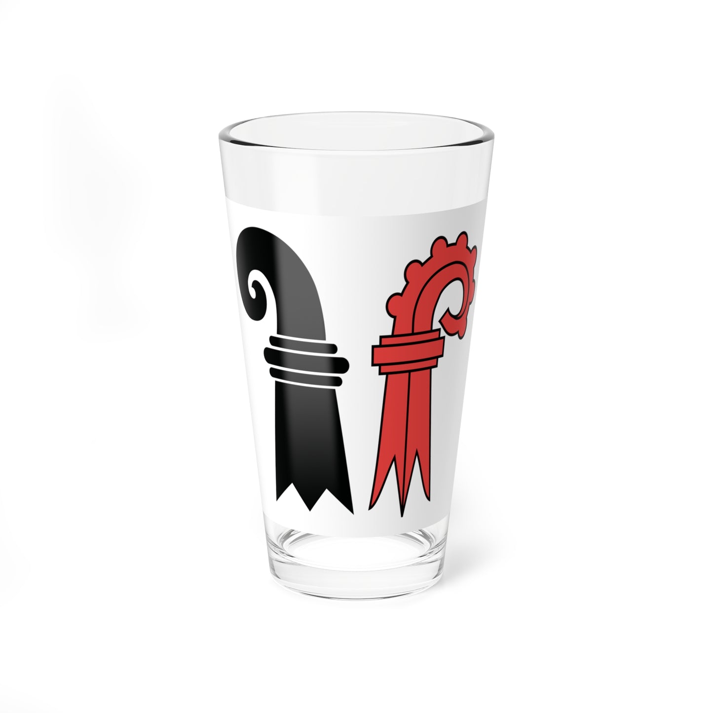 Flag of Beider Basel (Switzerland) Pint Glass 16oz