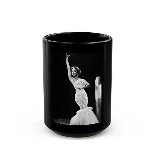 Dorothy Dandridge #23 (Vintage Female Icon) Black Coffee Mug-15oz-Go Mug Yourself