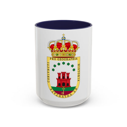 Coat of Arms of the Gibraltar Countryside Commonwealth - Accent Coffee Mug