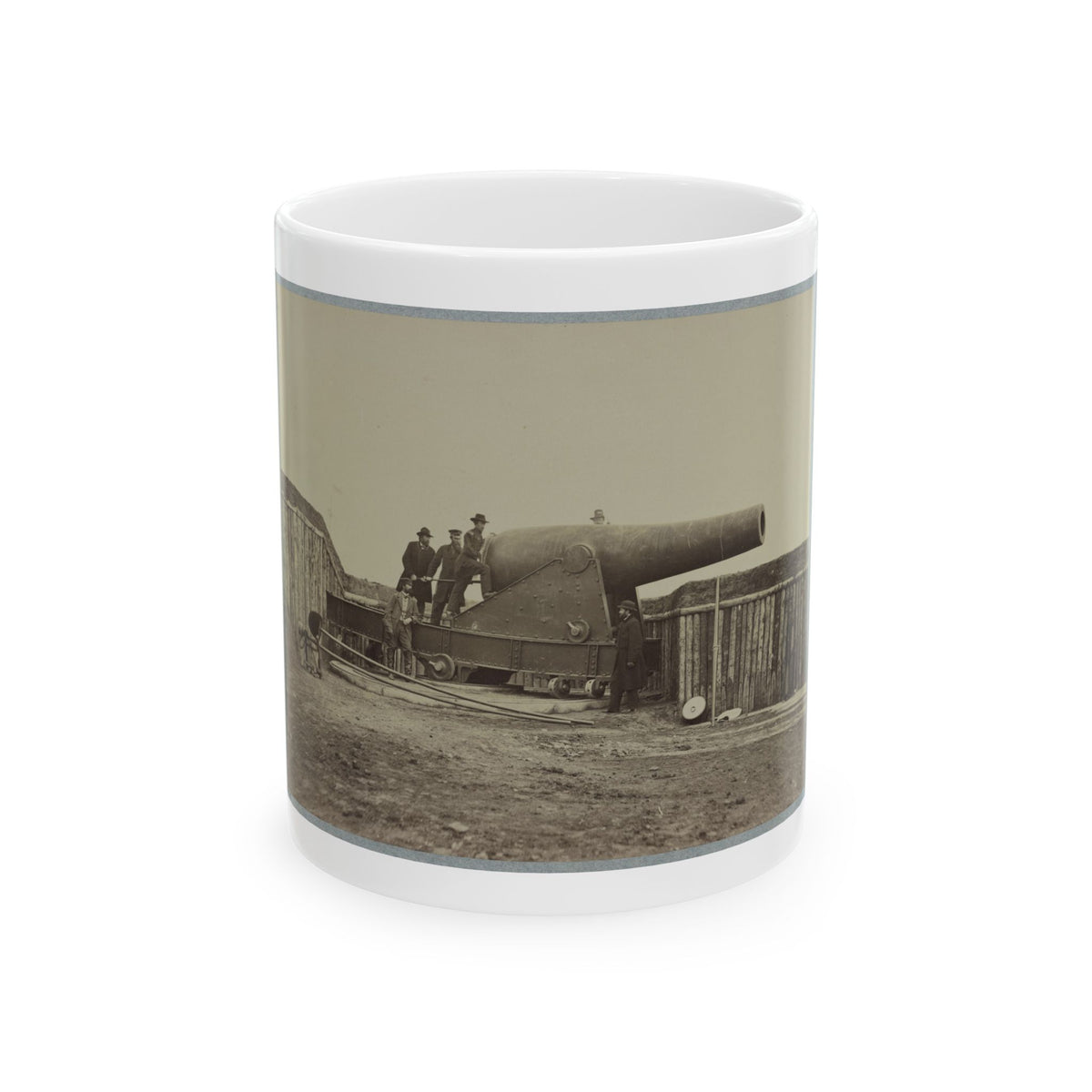 Battery Rodgers, Potomac River, Near Alexandria 001 (U.S. Civil War) White Coffee Mug