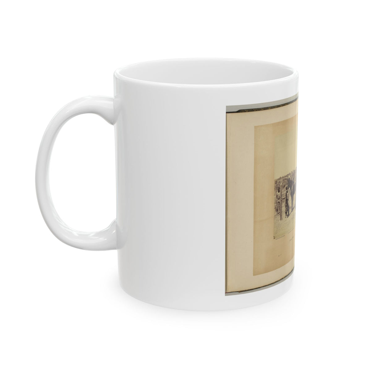 Army Forge Scene, In Front Of Petersburg (U.S. Civil War) White Coffee Mug