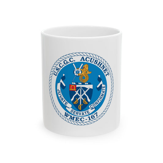 USCGC Acushnet WMEC 167 (U.S. Coast Guard) White Coffee Mug