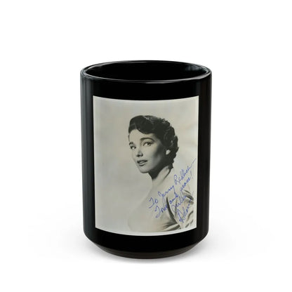 Julia Adams #47 (Vintage Female Icon) Black Coffee Mug-15oz-Go Mug Yourself