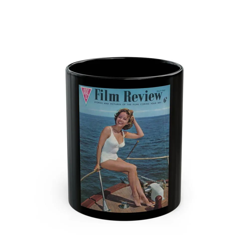 Terry Moore #32 - Mag. Cover (Vintage Female Icon) Black Coffee Mug-11oz-Go Mug Yourself