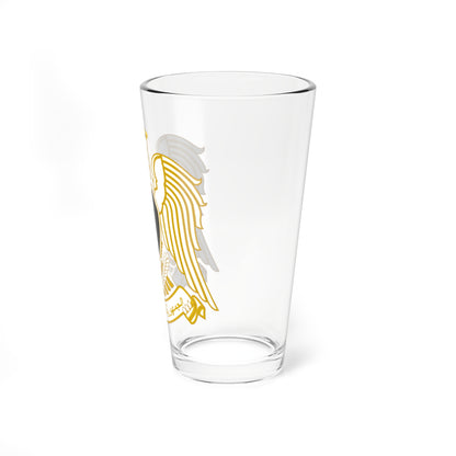 Seal of the Peoples Assembly of Syria 1980-2024 (Syria) (Coat of Arms) Pint Glass 16oz