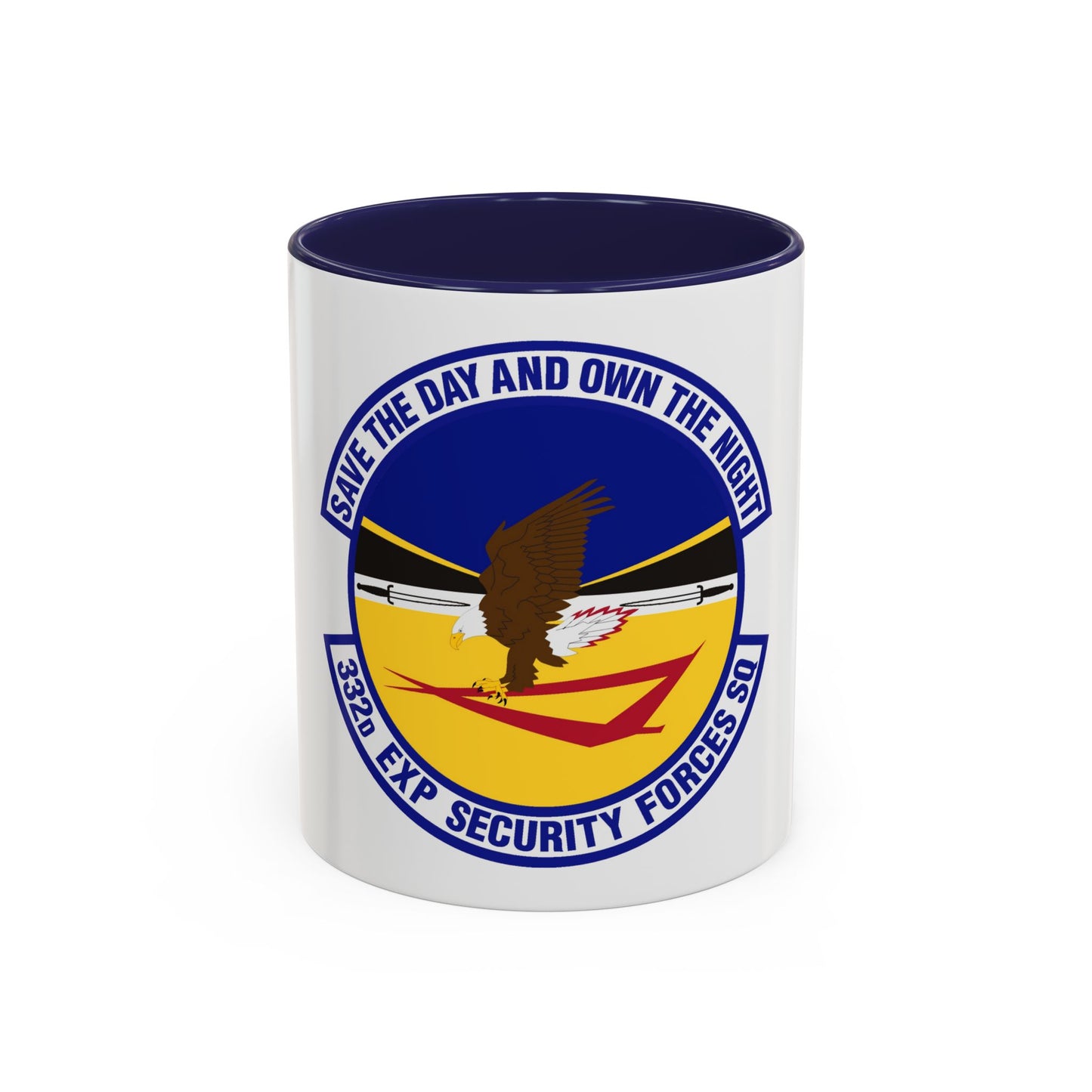 332d Expeditionary Security Forces Squadron (U.S. Air Force) Accent Coffee Mug