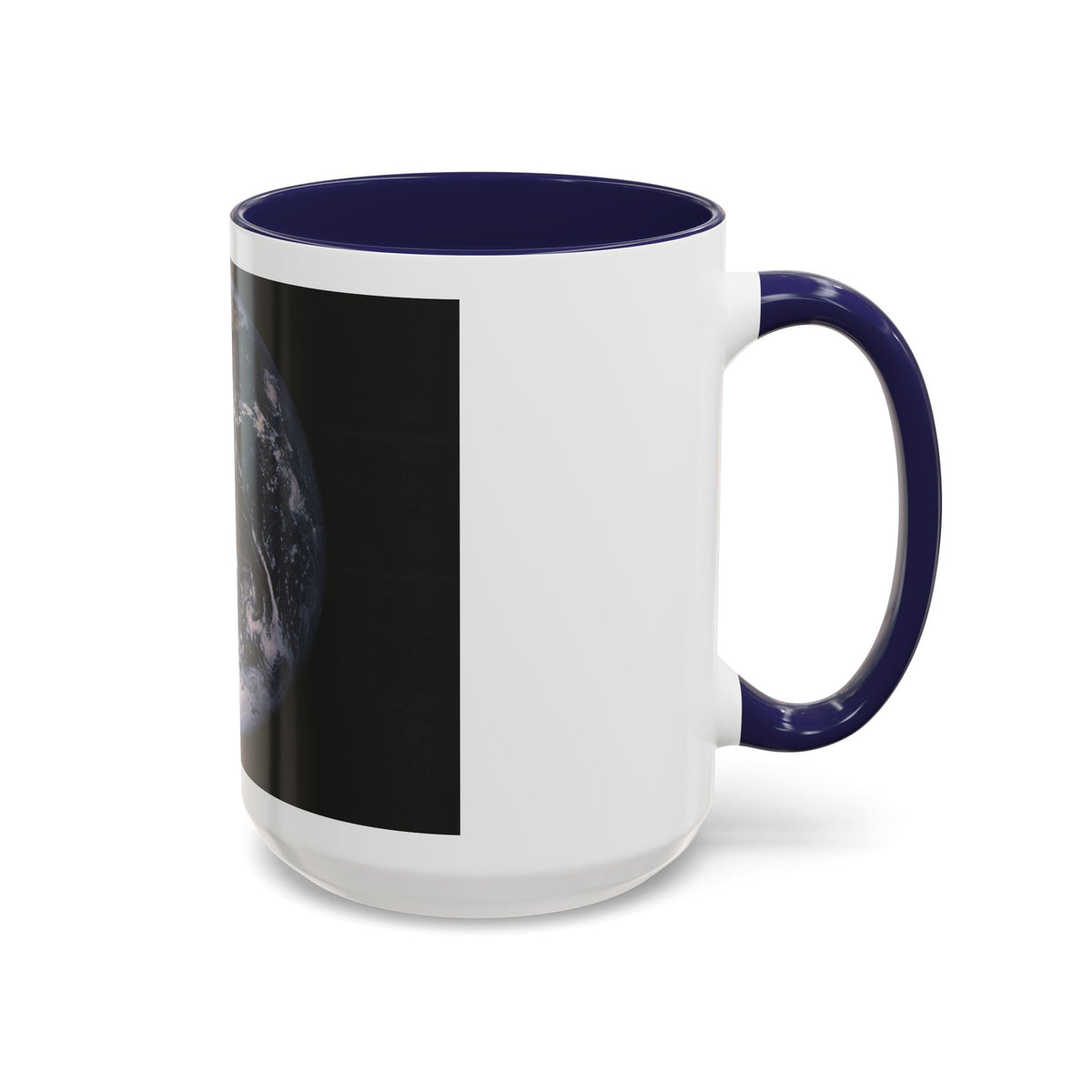 Space - Earth from Space (1973) (Map) Accent Coffee Mug