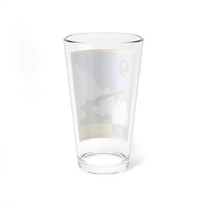 Distintivo del 9º gruppo artiglieria pesante - Rovigo (Italy) (Coat of Arms) Pint Glass 16oz