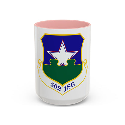502d Installation Support Group (U.S. Air Force) Accent Coffee Mug