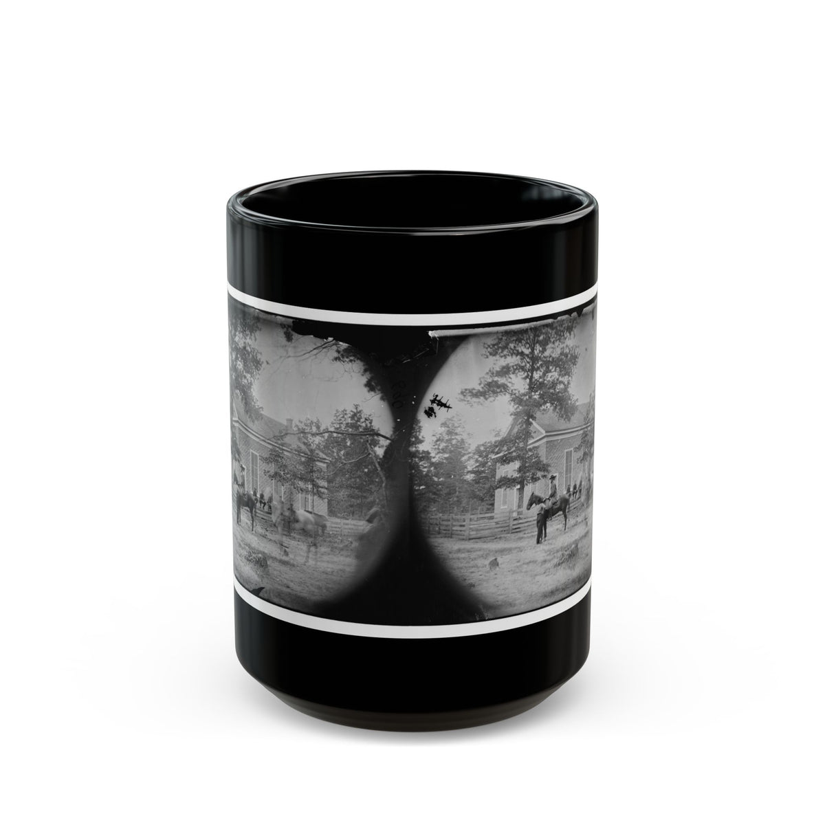 Bethel Church, Virginia. Headquarters Of General Ambrose Burnside (U.S. Civil War) Black Coffee Mug
