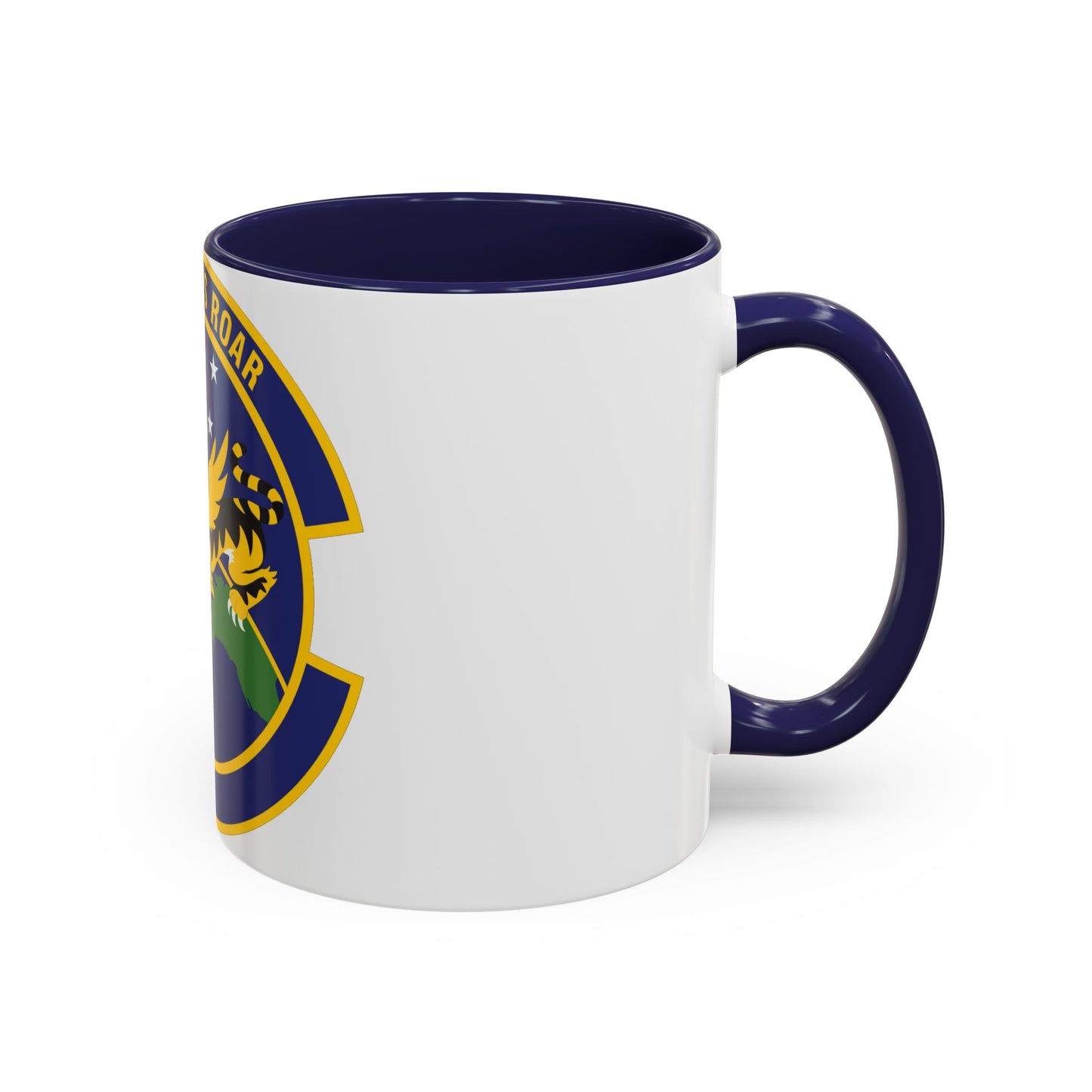 614 Air and Space Communications Squadron AFSPC (U.S. Air Force) Accent Coffee Mug