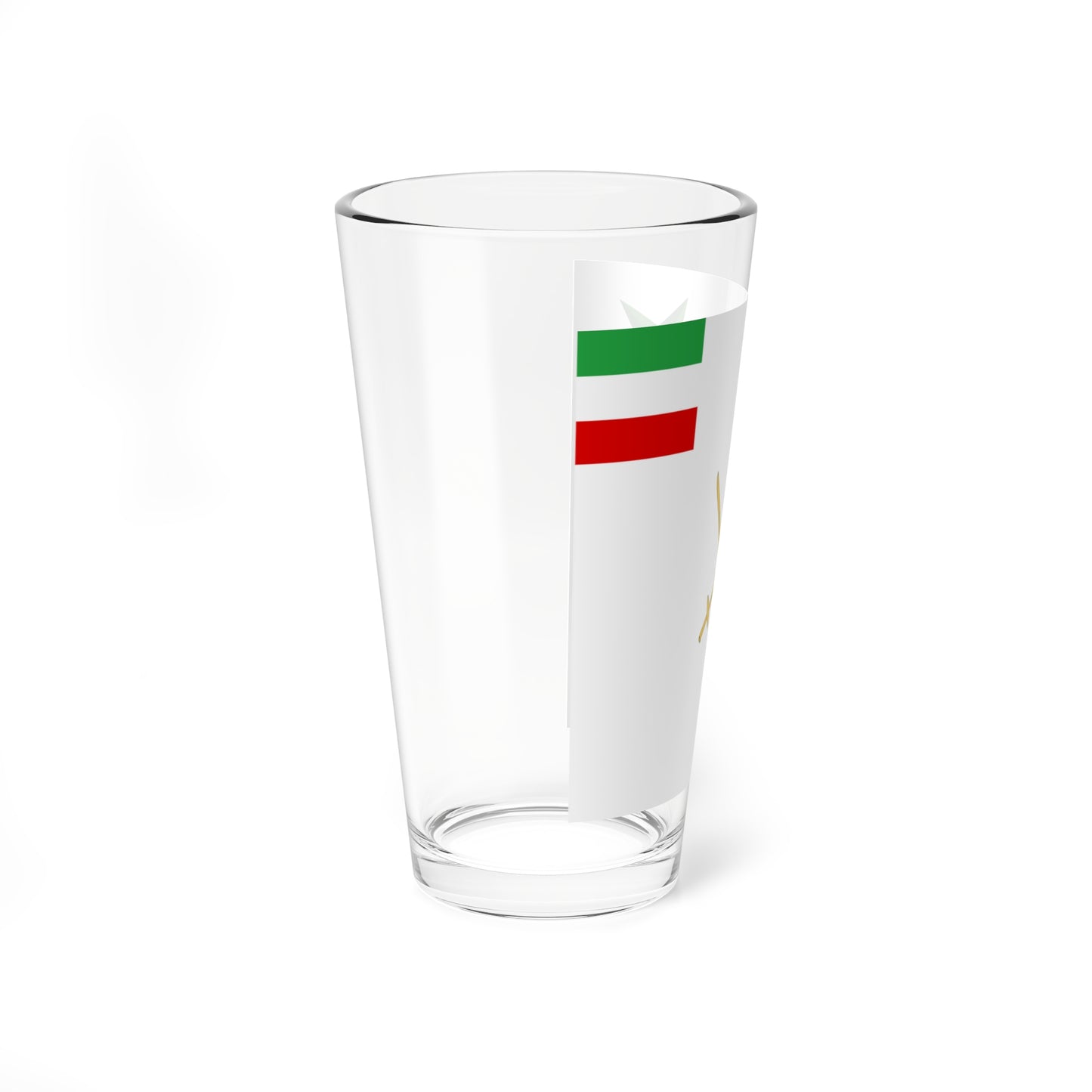 Flag of a Persian Division General (Iran) Pint Glass 16oz