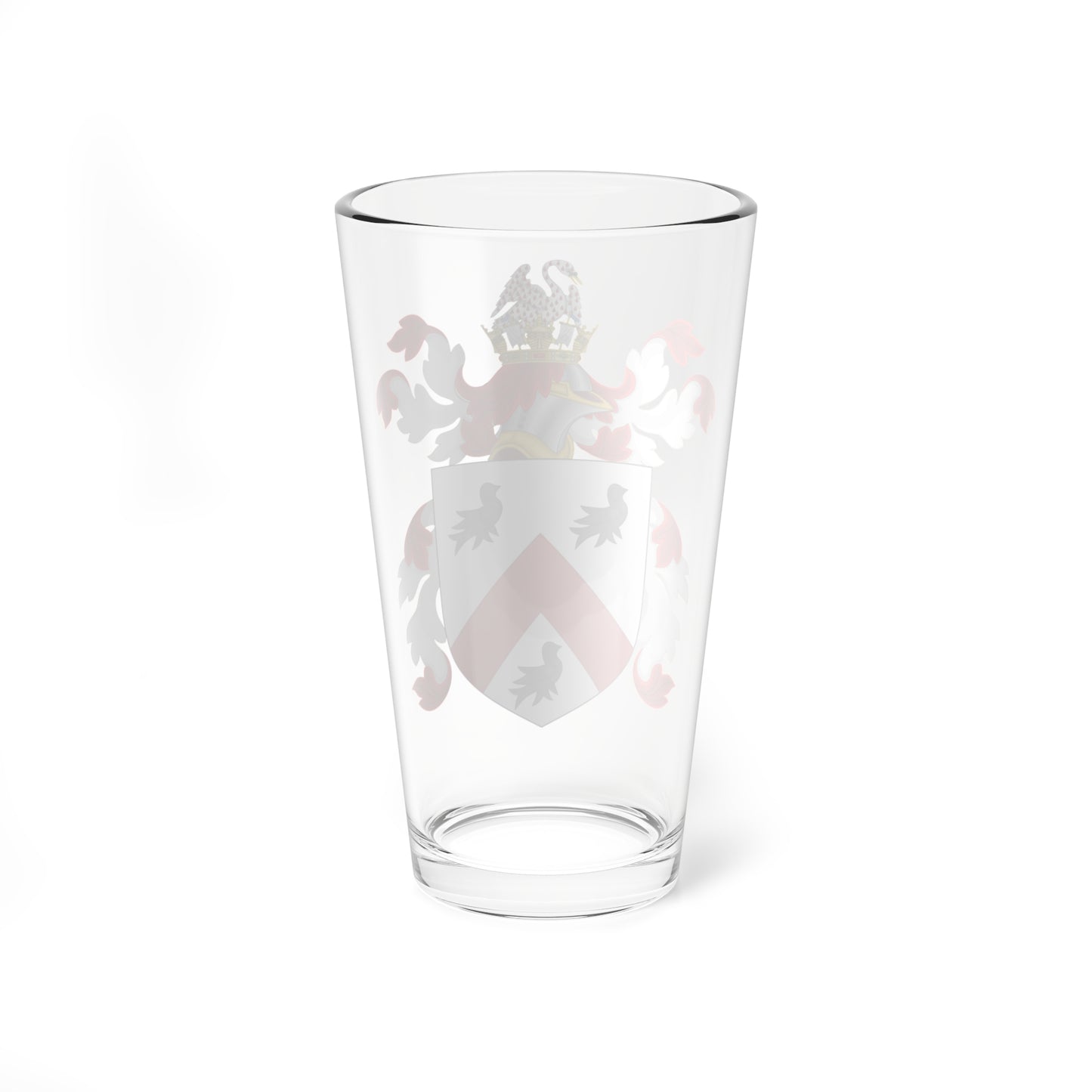 Coat of Arms of William Brenton (United States) (Coat of Arms) Pint Glass 16oz