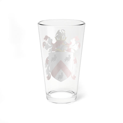 Coat of Arms of William Brenton (United States) (Coat of Arms) Pint Glass 16oz