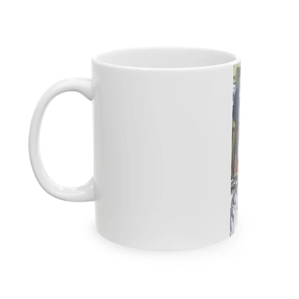 Double Talk, Liberty, March 27, 1943 - White Coffee Mug-Go Mug Yourself