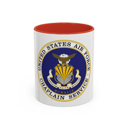 Air Force Chaplain Service (U.S. Air Force) Accent Coffee Mug