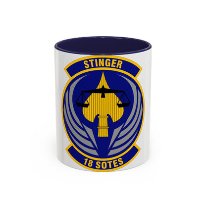 18 Special Operations Test and Evaluation Squadron AFSOC (U.S. Air Force) Accent Coffee Mug