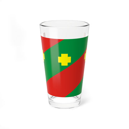 Flag of Troitcky rayon Chelyabinsk oblast (Russia) Pint Glass 16oz